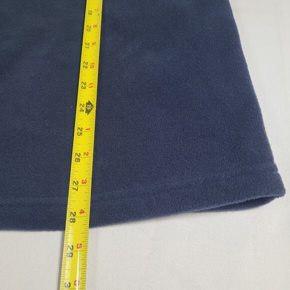 Vineyard Vines Chicago L/S Zip Pullover Fleece Sweater Top Blue Men's Medium D4 - Picture 9 of 10